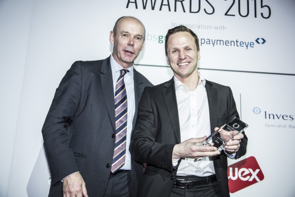 Sir Clive Woodward poses with a winner